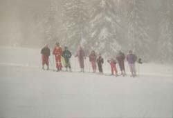 Anfänger-Skigruppe