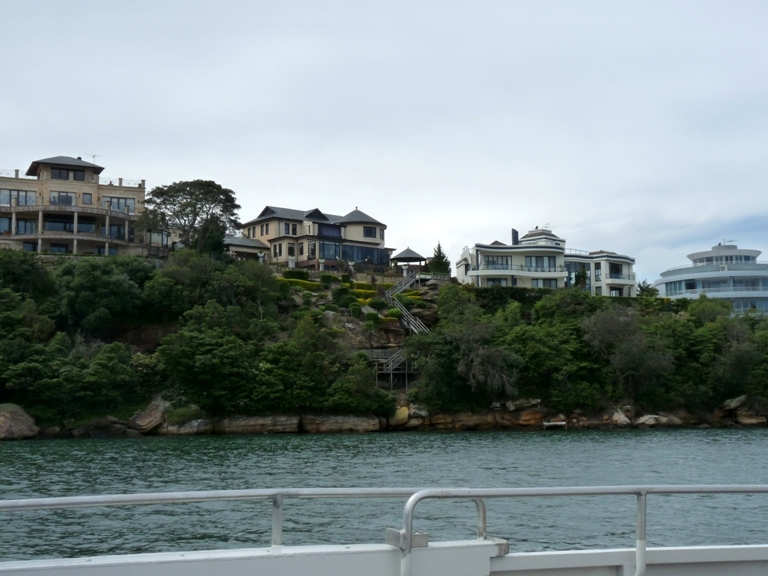 Villen am Ufer des Parramatta River