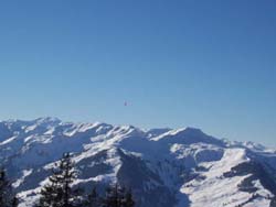 Ballon über den Kitzbüheler Alpen