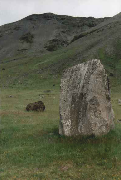 Felsblock Blákollur