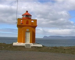 Leuchtturm vor Bolungarvík