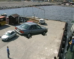Auto abladen 